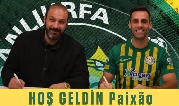 Şanlıurfaspor, Paixao ile resmi sözleşme imzaladı
